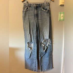 Garage wide leg jeans